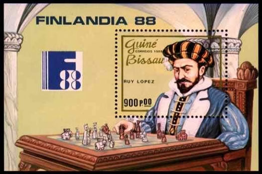 Guinea-Bissau 473-78 History of Chess ,HISTORIA DO XADREZ 1983 y