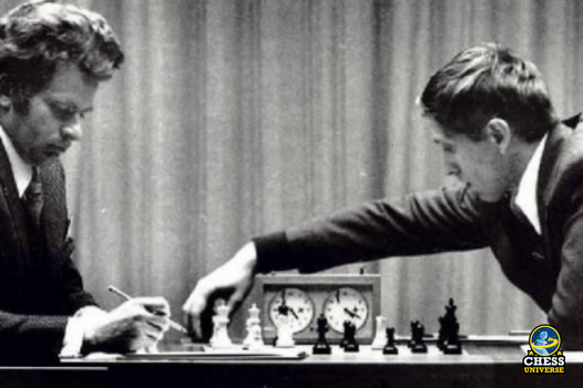 Spassky vs Fischer Match ChessBoard from 1972 to 2022 