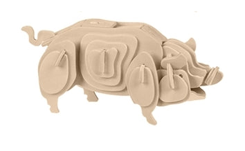 Wood 3D Puzzle PIG