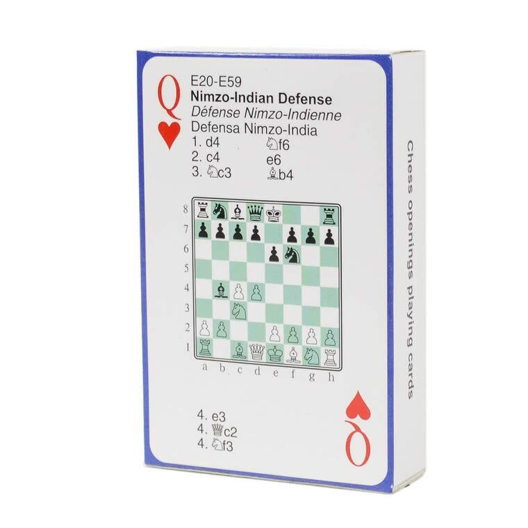 Deck of chess problems cards