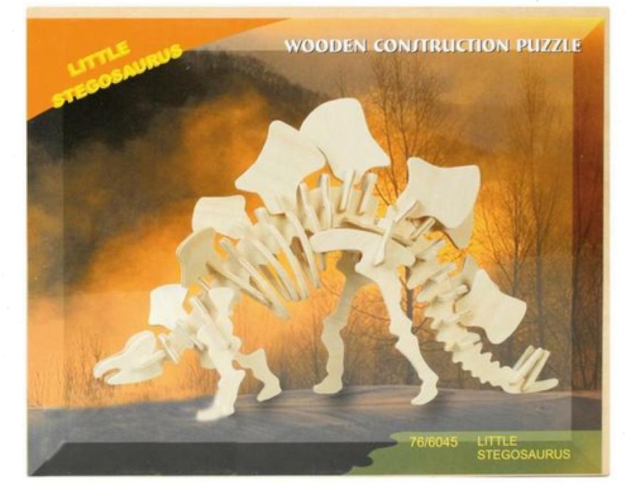 Wood 3D Puzzle STEGOSAURUS