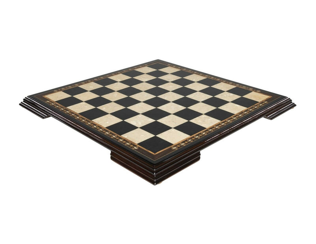 Wooden Chess Board - Black Pearl