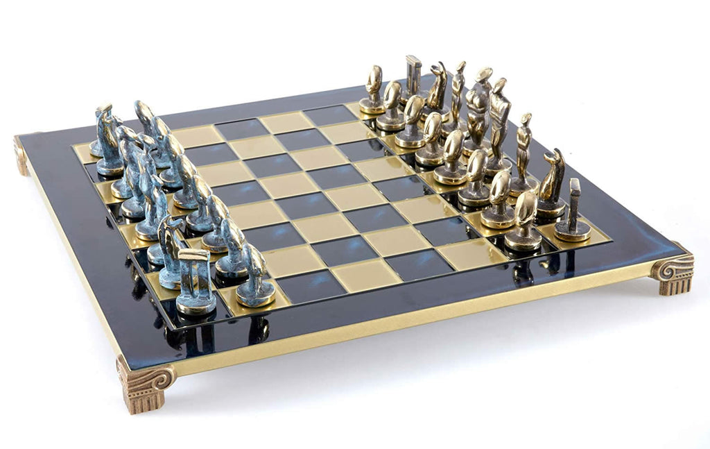 ANTIQUE Chess set - Cycladic Βlue
