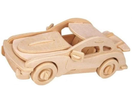Wood 3D Puzzle SPORTS CAR