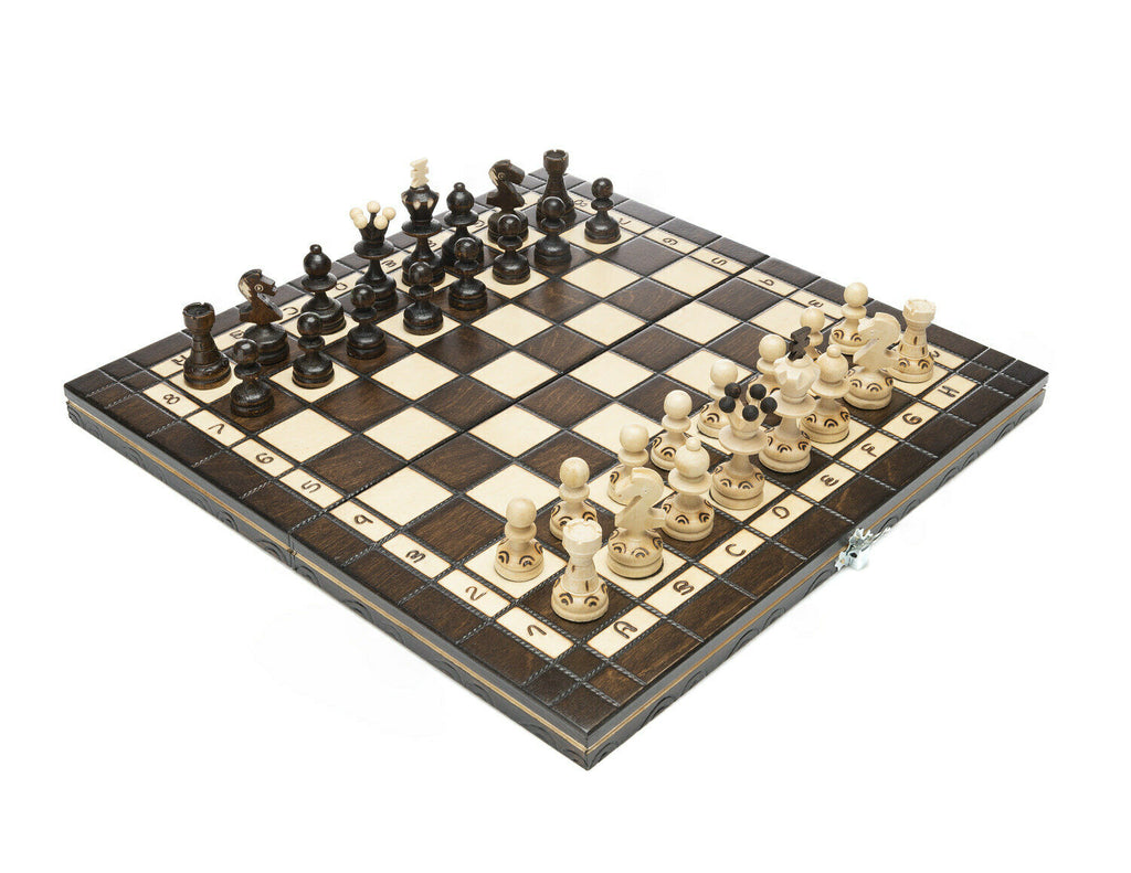 Folding Wooden Chess Set PARIS