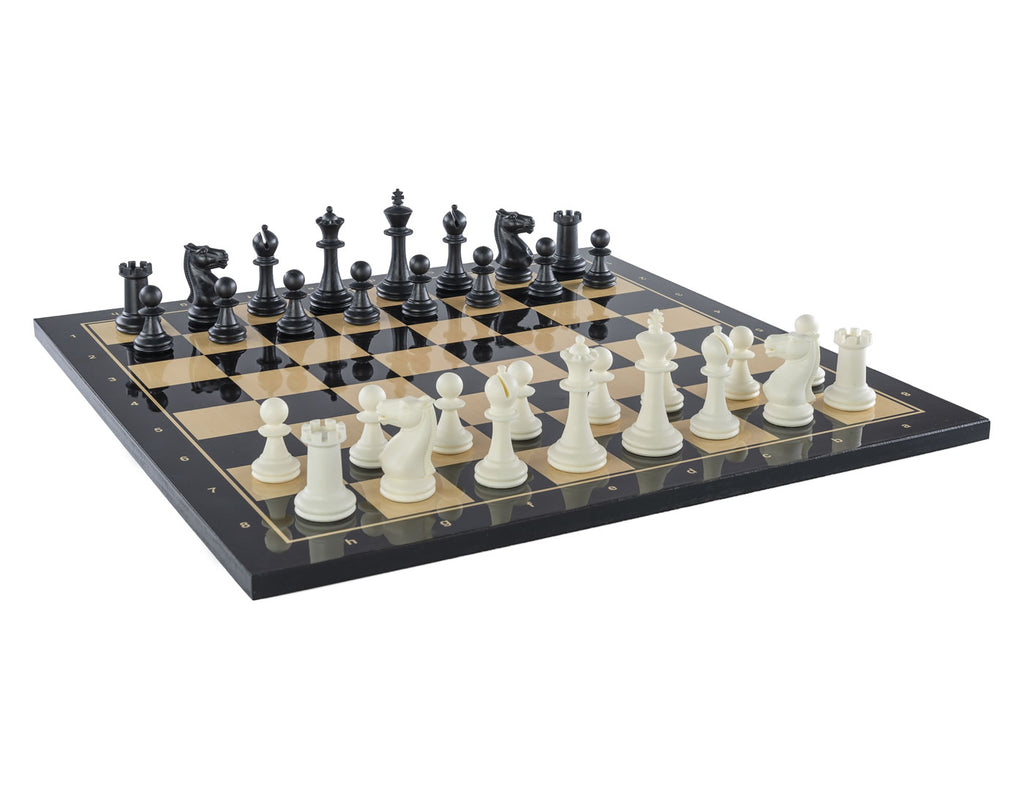 Chess set Staunton 4P Black