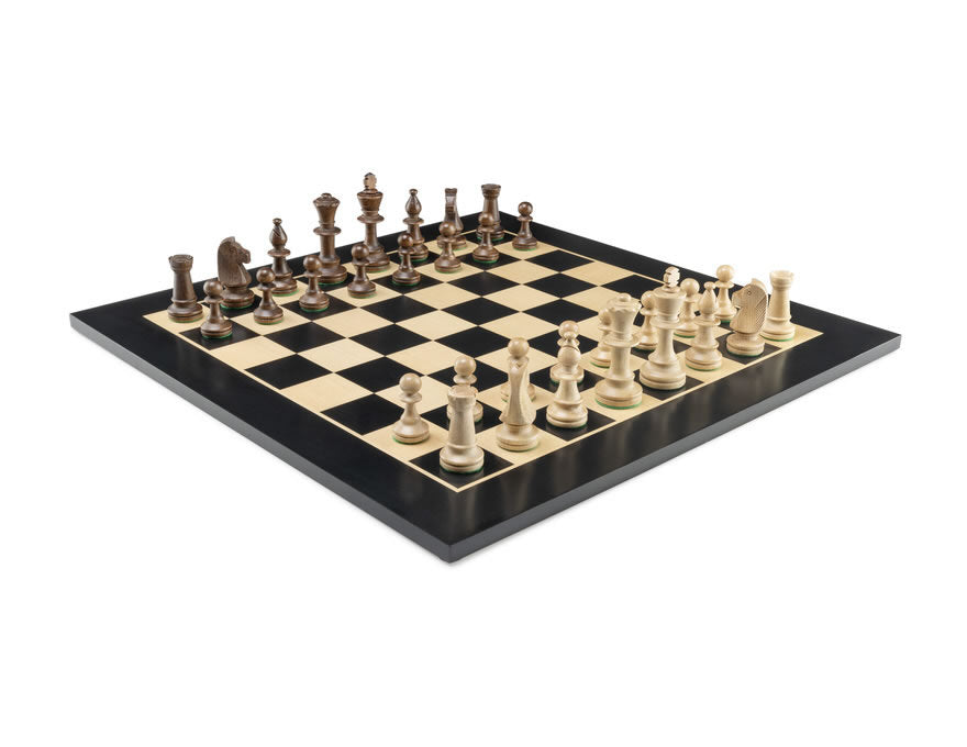 Wooden Chess Set - Tournament Warsaw Combo